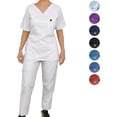 thumbnail image 5 of Uniforme Medico Pijama Quirurgica Mujer Recto Conjunto S Color Blanco, 5 of 5