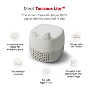 tonies Toniebox Lite Screen-Free Audio Player My Story Starter Set for Kids with Rubie, Age Group 1+