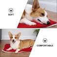 thumbnail image 3 of LOLIPPYY Dog Mattress Pet Bed Red Plush Warming Christmas Theme Design 1Pack, 3 of 8
