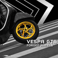 thumbnail image 6 of MOS Forged Aluminum Alloy Wheels Rims for Vespa GTS 300 NON-ABS Gold Color, 6 of 10