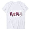 thumbnail image 1 of Blusas de Manga Corta para las Mujeres Divertido Impreso Cuello Redondo Tee, Vintage Humor Gráfico Blusas de Primavera para las Mujeres, 1 of 3