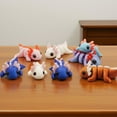 thumbnail image 7 of Mini Axolotl Figurines Set, 12Pcs 3D Printed Flower Animal Statues With Detailed Designs, For Desk Decor, Party Favors, Kids Gifts, Collectible Display, 7 of 7