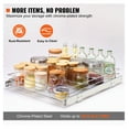 thumbnail image 3 of Pull Out Cabinet Organizer 20"W x 21"D, Slide Out Pantry Shelves, Heavy Duty Chrome Steel Roll Out Drawers, Kitchen Cabinet Storage, 3 of 7