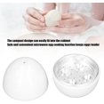 thumbnail image 1 of Hervidor de huevos duros, capacidad para 4 huevos Dise?o compacto Material ABS Forma de huevo Función de microondas Hervidor de huevos para huevos duros escalfados revueltos ShuxiuWang 8390612239809, 1 of 1