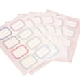 thumbnail image 1 of CIMAXIC 1 Pack 6 Sheets Self-Adhesive Name Tags Plain Name Labels Stickers File Folder Labels Filing Envelopes Tags Price Stickers Markers,0.87"X1.3"X0.04", 1 of 4
