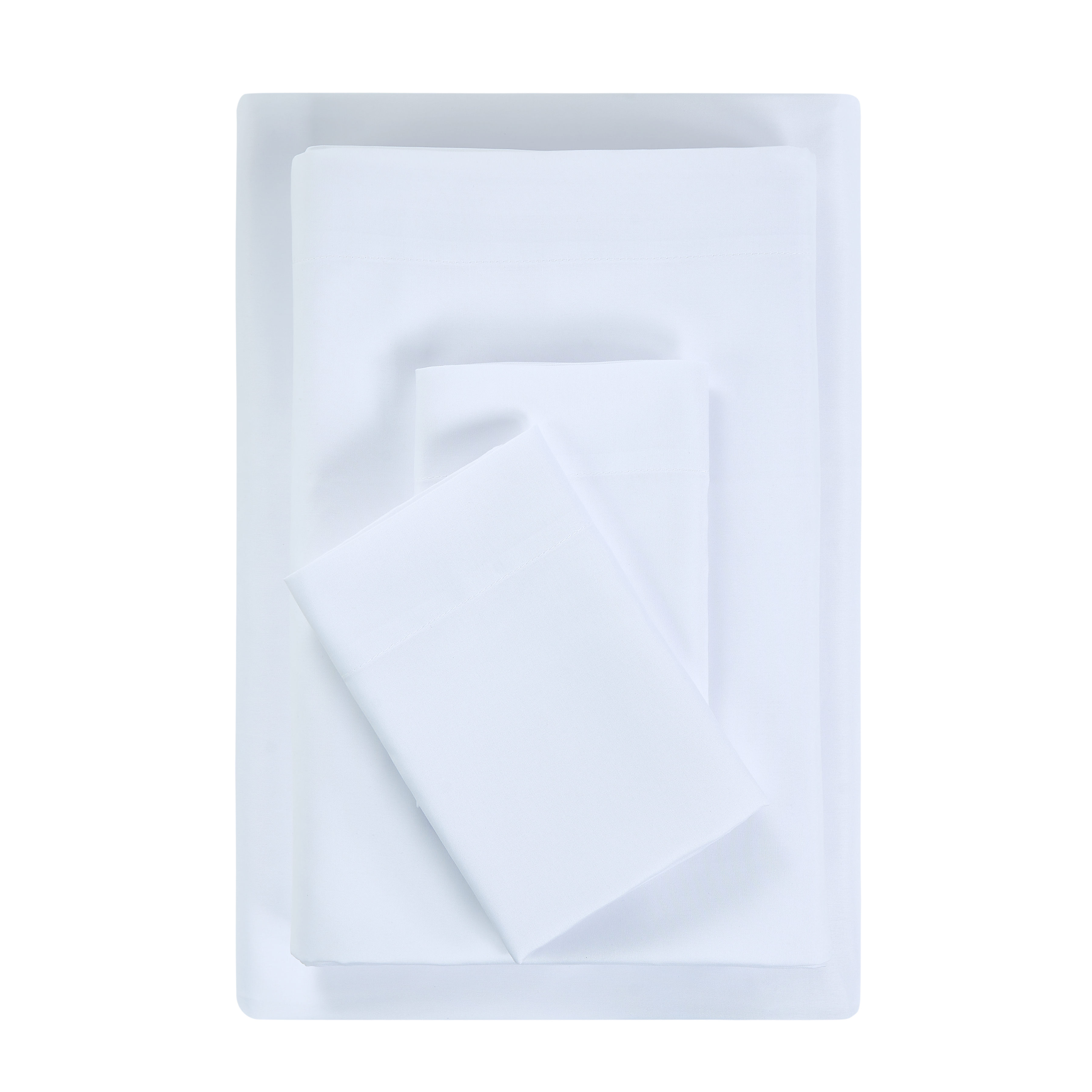 Mainstays Basic Microfiber 4-Piece Queen Sheet Set, Arctic White