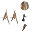 thumbnail image 4 of Repuestos de varita de plumas para gatos Unique Bargains, 2 piezas, accesorios de recarga para varitas interactivas para gatos, para gatos de interior y exterior, color marrón degradado, 4 of 7