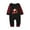 Black-Baby, variant on Odeerbi Christmas Pajamas for Family Holiday Plaid Long Sleeve Family Christmas Pajamas Matching Sets Dad Casual Plaid Print Tops Pants Set Two-Piece Sleepwear Xmas PJs Set Black