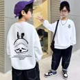 thumbnail image 3 of Sudadera de primavera y otoño para niños, ropa informal para niños, Top de capa Base estampada a la moda para niños, Popular en Internet, 3 of 5
