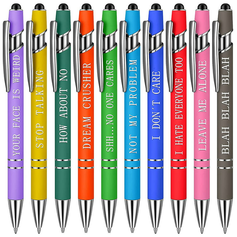  TACYKIBD 10 Pcs Inspirational Ballpoint Pens