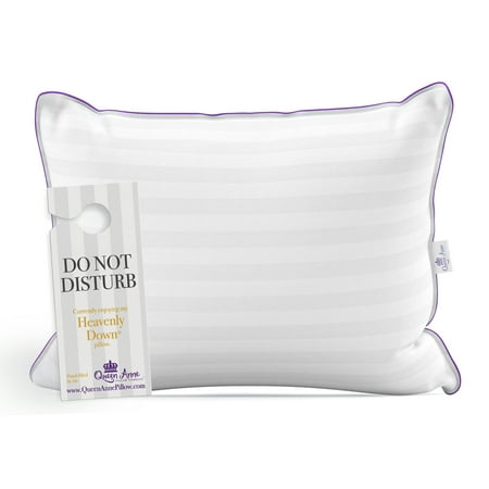 High-End Luxury Hotel Pillow– Exclusive Down Alternative (King Medium Pillow) The Heavenly Down Allergy-Free Pillow. Performs like plush Goose Down. Only by Queen Anne Pillow. Made in the