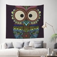 thumbnail image 2 of Daiia Boho Owl Pattern Tapestry 60x51 Inches Wall Hanging Tapestry Artistic Wall Hanging Bedroom Wall Decor Living Room Tapestry Dorm Room Decor, 2 of 9