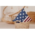 thumbnail image 3 of Simply Daisy 18" x 18" USA Flag Decorative Throw Pillow, Nautical Navy (1 count), 3 of 3