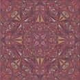 thumbnail image 1 of Ahgly Company Machine Washable Indoor Square Transitional Pink Coral Pink Area Rugs, 4' Square, 1 of 7