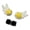 White, variant on Lynono Cute 3D ReflectiveHe1metDecals Star Wing Design Sticker 4 Color Perfect For Family Riding