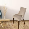 thumbnail image 3 of Funda elástica para silla Wingback, funda protectora reutilizable para , funda protectora para silla de comedor, funda protectora para silla Café ligero Macarena Funda de asiento, 3 of 8
