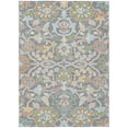 thumbnail image 2 of Addison Rugs Chantille Indoor/Outdoor Transitional Floral Gray Machine Washable Rectangle Rug, 5' x 7'6", 2 of 8