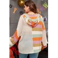 thumbnail image 3 of FOLUNSI Plus Size Colorblock Sweater - Cozy Hoodie for Winter, 3 of 8
