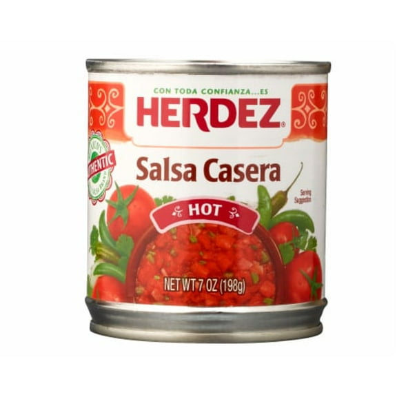 Herdez Hot Salsa Casera 7 oz - Pack of 2