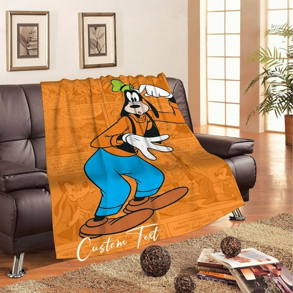 Goofy Cozy Flannel Blanket for Couch Lightweight Warm Throw Goofy  Blankets