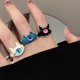 thumbnail image 3 of Colección Little Monster ~ lindo anillo de monstruo de un solo ojo, diseño de nicho para estudiantes, anillo abierto único, 3 of 5