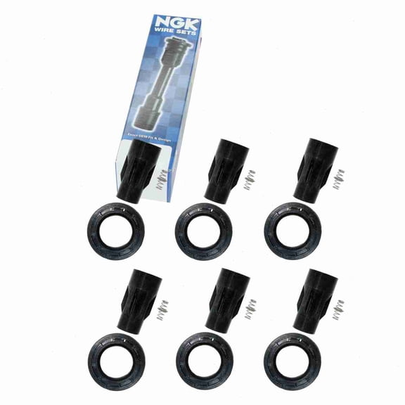 6 pc NGK Ignition Coil Boots compatible with Lexus ES330 3.3L V6 2004-2006