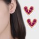 thumbnail image 1 of Pendientes de plata de ley 925 con forma de corazón y circonita AAA para mujer, exquisitos accesorios de joyería para novia, regalo de fiesta de boda, 1 of 2