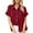 RD1, variant on Female Linen Button Down Shirt Women Petite Summer New Ladies Loose Blouses Cotton and Lapel Rolled Short Sleeve Button Shirt Tee Shirt Linen Blouse Plus Size Womens Linen Shirts