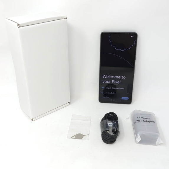 Pre-Owned Google Pixel 7 5G 128GB GVU6C Factory Unlocked 6.3" 8GB RAM 50MP Smartphone - Obsidian (Good)