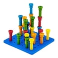 thumbnail image 1 of Juguete de Clavijas de Madera Sunnimix rompecabezas de uñas de hongo, 1 of 7