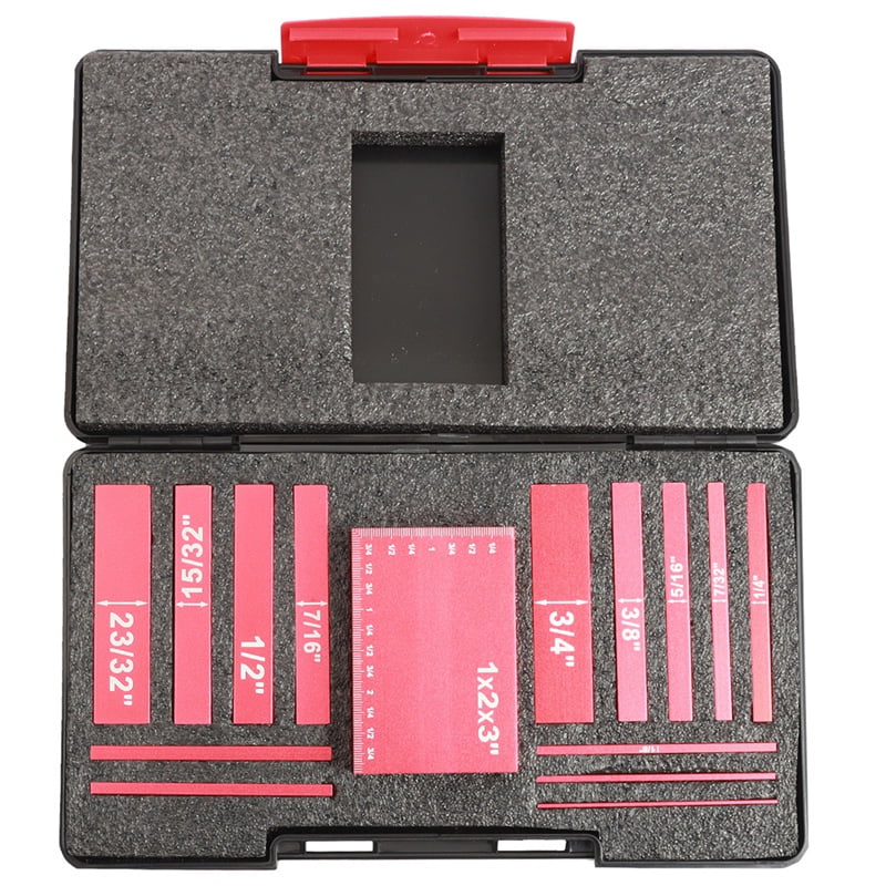 Setting Block Height Gauge Kit Height Gauge Set, Aluminum Alloy Rust