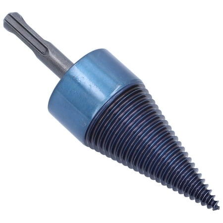

Wood Splitter Drill Bit High Strength 42mm Hardware Tools Splitting Screw Blue-Plated For Firewood Cone Punching