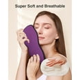 thumbnail image 5 of NestE Sleep Mask for Side Sleeper,Eye Mask for Sleeping Women Men, 3D Contoured Cup No Eye Pressure 100% Light Blocking Sleeping Mask with Adjustable Strap Night Blindfold Flight, Travel, Nap, Purple, 5 of 13