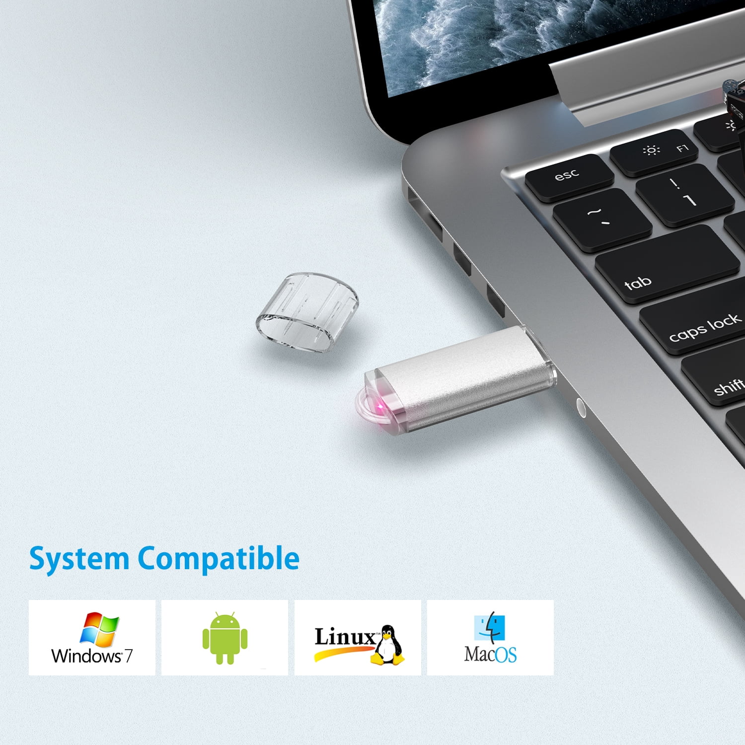 TOPESEL 10Pack USB Flash Drive 4GB USB 2.0 Pen Drive Memory Stick Thumb Drive Bulk