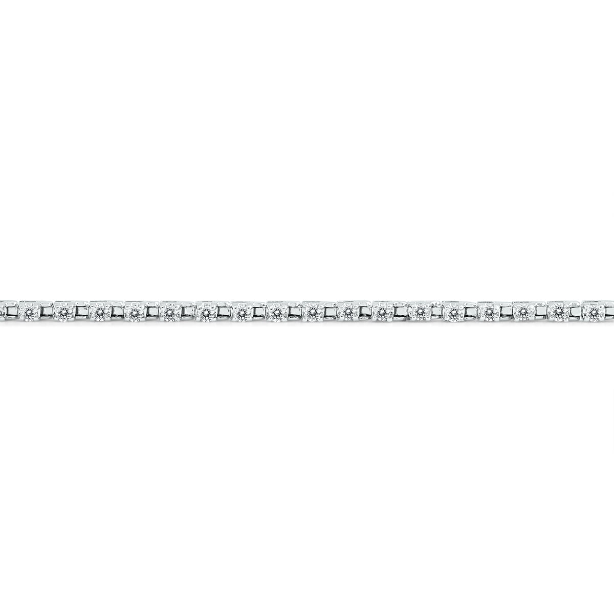 1 Carat TW Diamond Tennis Bracelet in 14K White Gold (J-K Color, I2-I3 Clarity)