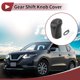 thumbnail image 2 of Cubierta de Pomo de Cambio de Marcha Unique Bargains Protector de Manija de Cambio para Nissan Rogue Sport 2017-2022 Fibra de Carbono Negra Cuero Sintético Gris 1 Pc Antideslizante, 2 of 6
