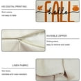 thumbnail image 4 of Fall Lumbar Pillow Covers 12x20 Hello Fall White Pumpkin and Maple Leaves Pillow Case Outdoor Decorative Pillow Cover for Sofa Beach Porch Bench Decor, 4 of 6