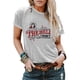 thumbnail image 1 of SAYOO Camiseta Casual de Verano para Mujer, Manga Corta, Cuello Redondo, Estampado de Letras, Tops Sueltos de Color en Contraste SAYOO casual, 1 of 5