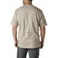 thumbnail image 2 of Wrangler Riggs Short-Sleeve Men's Workwear Henley Shirt (Oatmeal Heather, Medium, M), 2 of 3