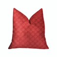 thumbnail image 3 of Plutus Brands Plutus Scarlet Cercles Red Luxury Decorative Throw Pillow double sided 20" x 30" queen Large, 3 of 4