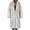 Gray, variant on Winter Jackets for Women Long Solid Color Faux Fur Jackets Sharpe Plush Jakcet Fuzzy Fleece Open Front Long Cardigan Jackets for Women