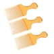 thumbnail image 4 of 3 peines para desenredar el cabello jinwen antiestático resistente volumen cabello naranja Peine de pelo rizado afro, 4 of 5