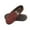 Burgundy, variant on Hanes Men's Moccasin Slipper House Shoe With Indoor Outdoor Memory Foam Sole Fresh Iq Odor Protection