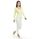 thumbnail image 2 of Sueter acanalado con botones Roman Fashion /Juvenil, 3157 (Amarillo) amarillo CH, 2 of 5