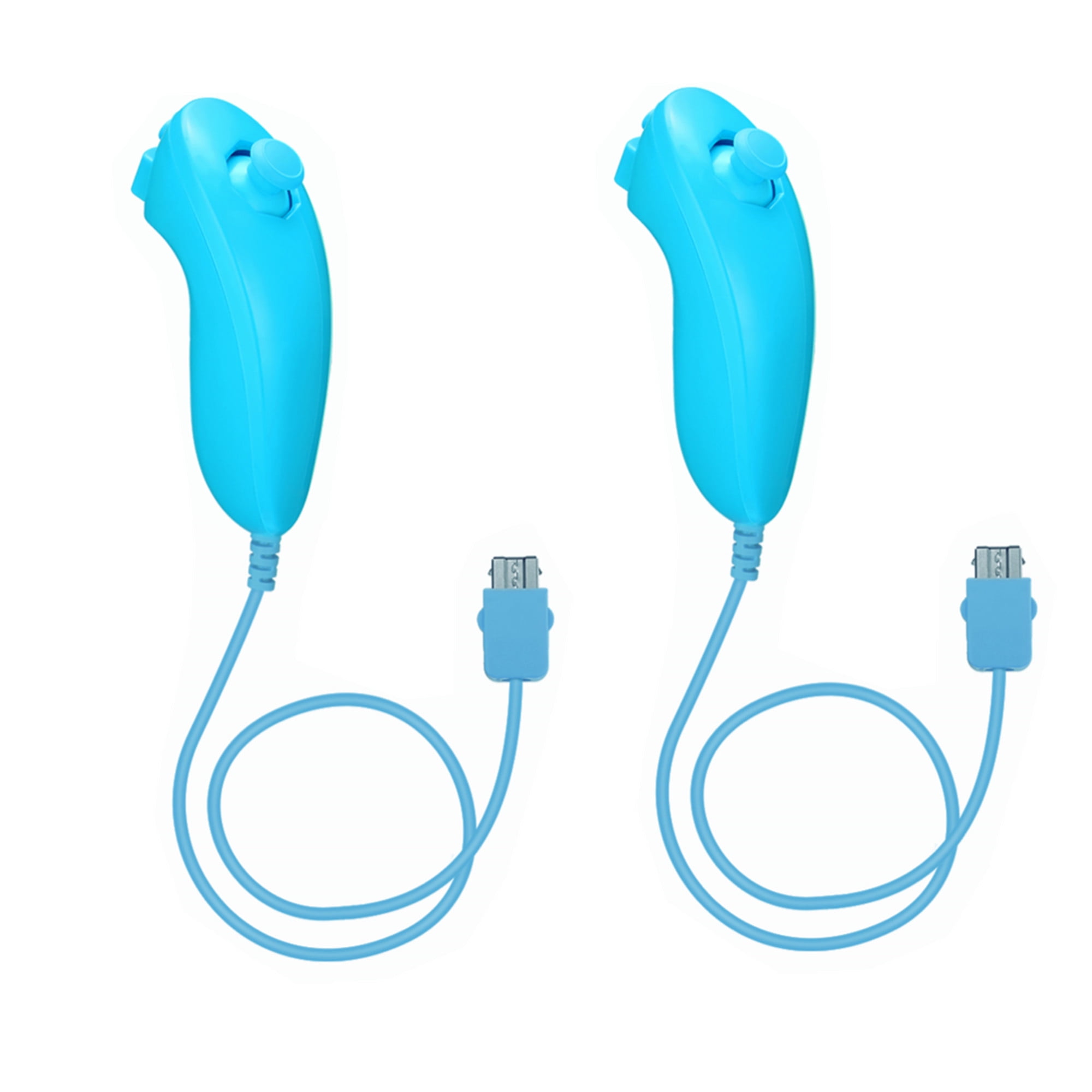 2Pack Wired Nunchuck Controller for Nintendo Wii/Wii U, Replacement