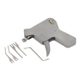 thumbnail image 4 of Kit de 6 ganzúas de cerrajería, manual, de metal ABS, de precisión, herramientas de reparación para candados, cajones y puertas., 4 of 14