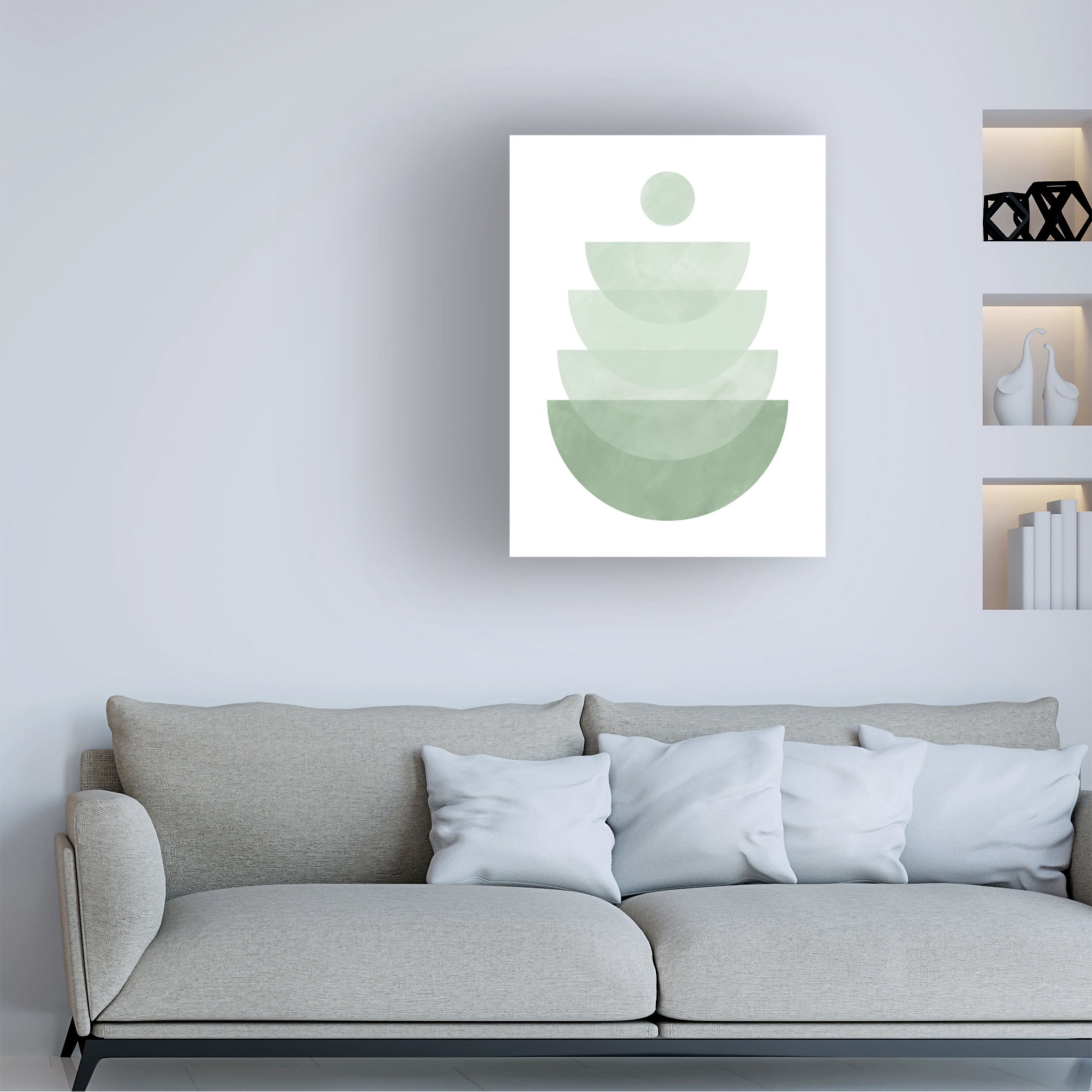 Trademark Fine Art Elena Ristova green9 Canvas Wall Art