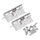 thumbnail image 1 of Bisagras de resorte Uxcell, bisagra autoclosed de acero inoxidable 304 de 2.5" para muebles 2 paquetes, 1 of 5
