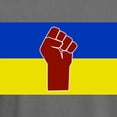 thumbnail image 3 of CafePress - Ukrainian Flag With Fist T Shirt - Mens Comfort Colors Shirt, 3 of 5