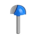 thumbnail image 2 of 1/4 Shank Ball Nez Routeur Bits Fin Moulin Ronde Crique Boîte Solide CNC Fraisage Bit, 2 of 5